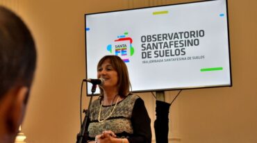 Presentación. Ciciliani encabezó el acto de lanzamiento del OSS