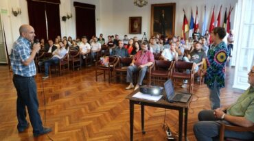 Se presentó la puesta en marcha de una nueva solución que permitirá dar inicio a la tramitación online como modalidad única de ingreso de expedientes de construcción. Gentileza: prensa Municipalidad de Esperanza.