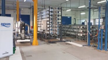 La planta potabilizadora de Firmat trabajará con mayor caudal. Gentileza: prensa Gobierno de Santa Fe.