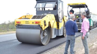La ruta 4 es una de las arterias más importantes del centro-oeste de la provincia. Gentileza: prensa Gobierno de Santa Fe.