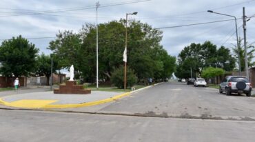 Esta intervención urbana incluye obras de cloacas