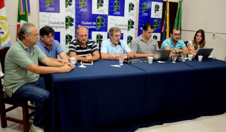 Se implementará una baja del 40% en el costo del derecho de aprobación de planos. Gentileza: prensa Municipalidad de Reconquista.