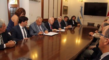 El gobernador Lifschitz y el presidente de la Corte Suprema de Justicia de Santa Fe