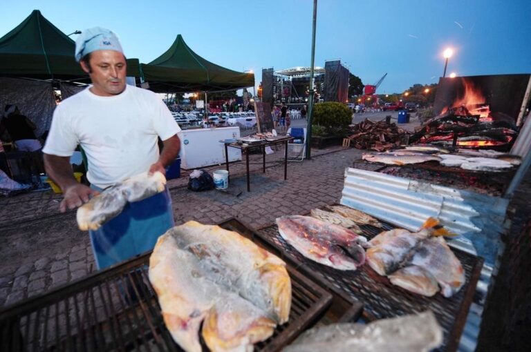 El pescado a la parrilla