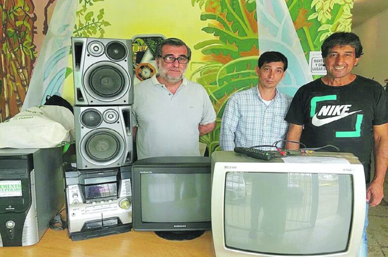 Los electrodomésticos y dispositivos recuperados por el Centro de Recepción y Transferencia son donados a escuelas y hospitales.