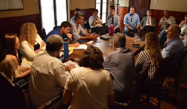 Se habló sobre el caso de la planta Secco que se encuentra parada. Gentileza: prensa Municipio de Venado Tuerto.