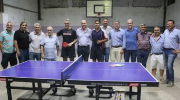 El ministro Alvarez y el secretario de Desarrollo Deportivo