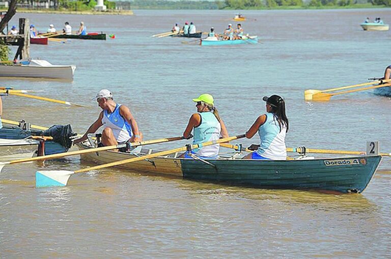 La Doble Vuelta del Ocho reunirá a tripulaciones de remo de travesía de toda la Argentina e incluso del Uruguay