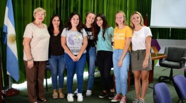 Las cinco chicas elegidas pasaron por un proceso de selección. Gentileza: prensa Municipalidad de Rafaela.