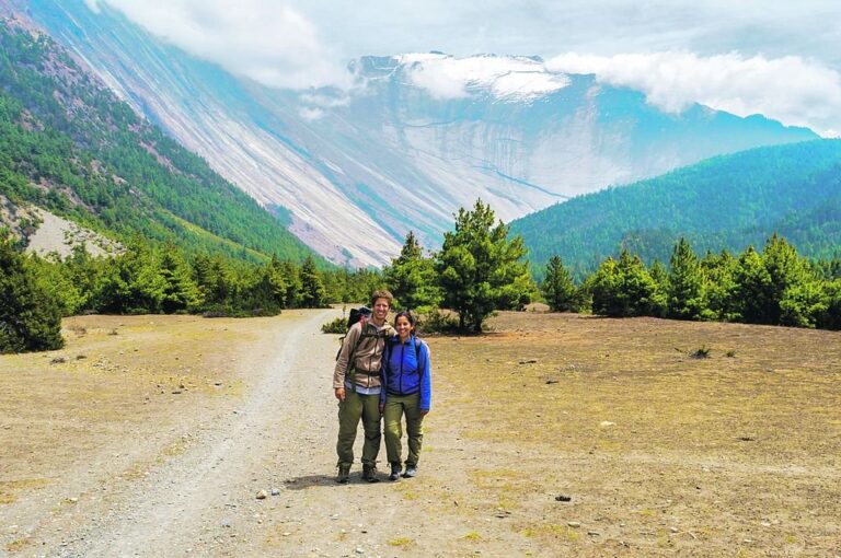 Matías y Celeste recorren el mundo desde hace cuatro años.