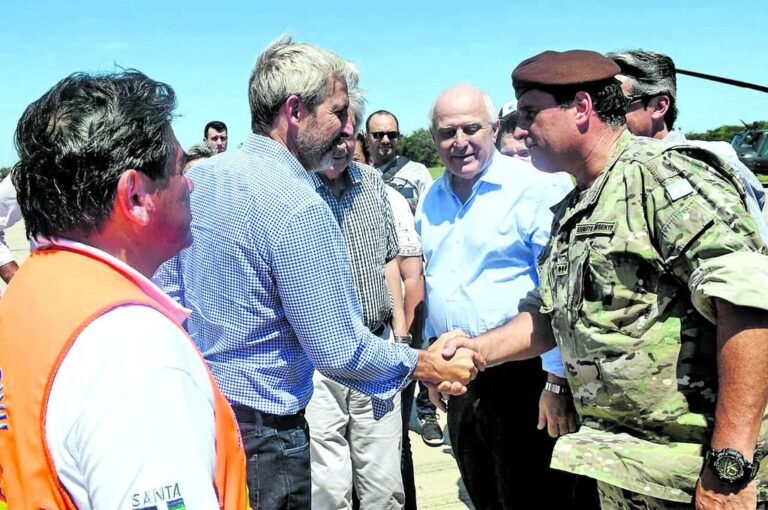 El ministro Frigerio estuvo el martes en Tostado.