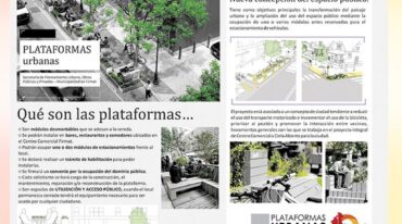 Las plataformas urbanas serán espacios de utilización y acceso público