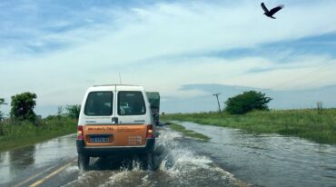 Esto es una ruta nacional. No cualquiera: es la 11