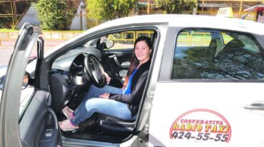 María dice que conducir un taxi es lo que le gusta hacer Ricardo Holle