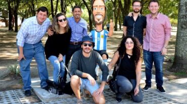 Una productora italiana hará una película sobre Gabriel Batistuta. Gentileza: prensa Municipalidad de Reconquista.