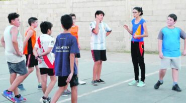 La escuelita que funciona en el Club Sportivo Entre Ríos empezó con sus prácticas el pasado 27 de febrero. El resto comenzarán a trabajar durante marzo. Marcelo Miño