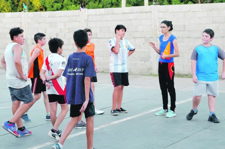 La escuelita que funciona en el Club Sportivo Entre Ríos empezó con sus prácticas el pasado 27 de febrero. El resto comenzarán a trabajar durante marzo. Marcelo Miño