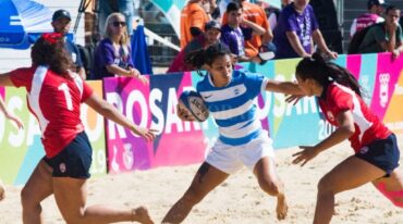 Deborah Fretes Hernández arrancó a jugar en 2012 con 19 años. 'Siempre fue un deporte que me gustó y nunca me imaginé que había mujeres que lo jugaban. Y cuando me enteré