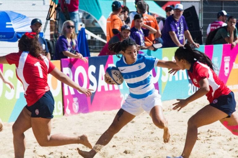 Deborah Fretes Hernández arrancó a jugar en 2012 con 19 años. 'Siempre fue un deporte que me gustó y nunca me imaginé que había mujeres que lo jugaban. Y cuando me enteré