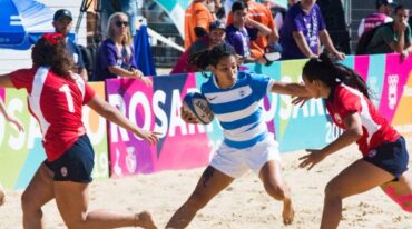 Deborah Fretes Hernández arrancó a jugar en 2012 con 19 años. 'Siempre fue un deporte que me gustó y nunca me imaginé que había mujeres que lo jugaban. Y cuando me enteré