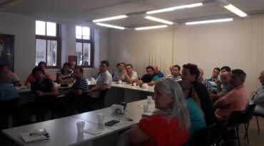 Las capacitaciones se realizaron en Rosario y en Santa Fe. Gentileza: prensa FESCOE.