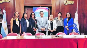 Directivos. En el centro