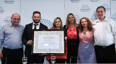 Ramos es miembro activo de los cursos que se dictan en centros atómicos y en las centrales nucleares Atucha I y II. Gentileza.