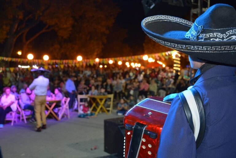 El escenario central contó con la constante demostración de los artistas presentes en el evento. Gentileza: prensa Municipalidad de Sunchales.