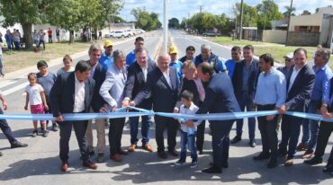 Miguel Lifschitz estuvo presente en la inauguración del tramo de la 61. Gentileza: prensa Gobierno de Santa Fe.