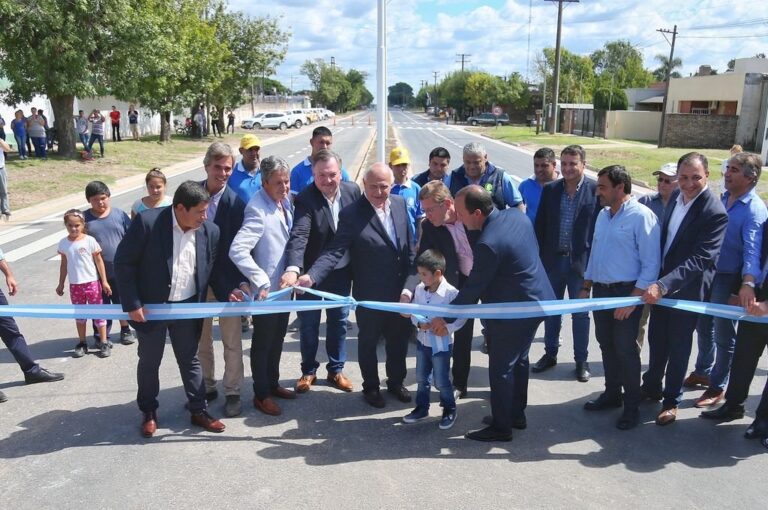 Miguel Lifschitz estuvo presente en la inauguración del tramo de la 61. Gentileza: prensa Gobierno de Santa Fe.