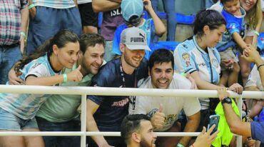 La selfie de los paranaenses con Sandro Antiveros