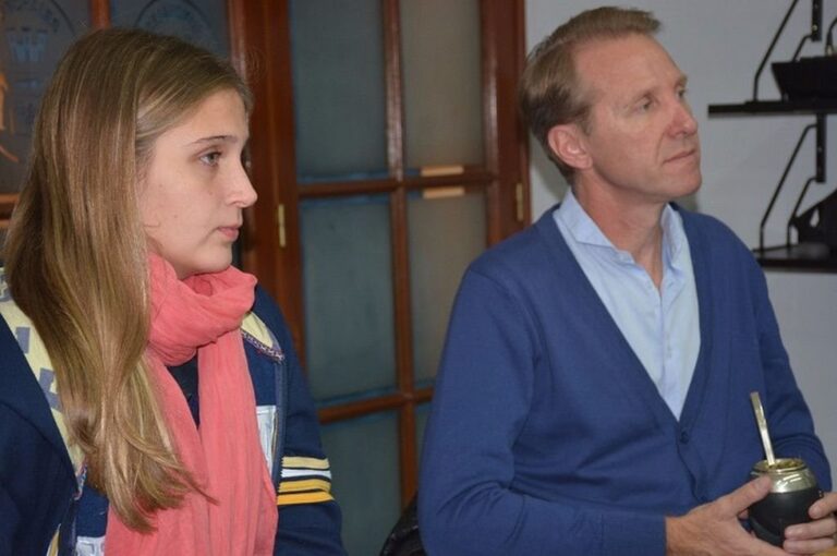 El intendente Gonzalo Toselli destacó la importancia de involucrar a jóvenes. Gentileza: prensa Municipalidad de Sunchales.