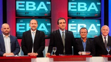 El debate de candidatos de 2015. Archivo