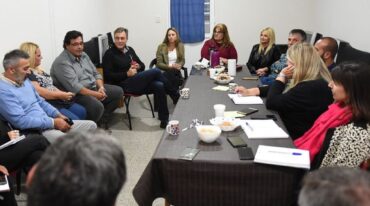 El intendente Castellano se reunió con los representantes de cada zona. Gentileza: prensa Municipalidad de Rafaela.