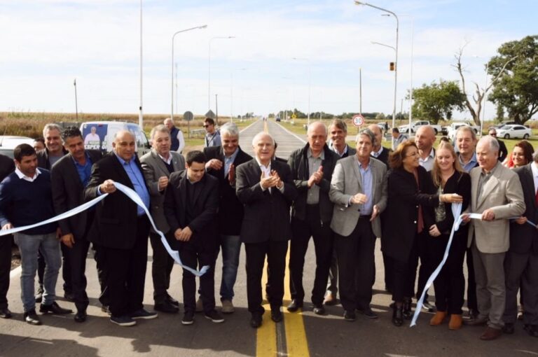 Miguel Lifschitz estuvo en la inauguración de la obra. Gentileza: prensa Gobierno de Santa Fe.