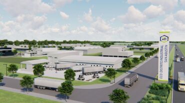 Localización estratégica. El eco distrito industrial estará ubicado sobre el kilómetro 12 de la autovía N° 19. Gentileza.