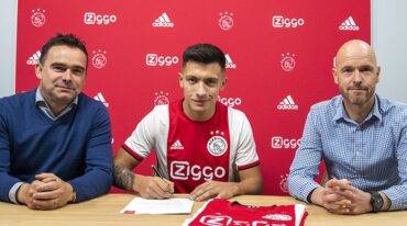 El ex jugador leproso firmó con el club de Ámsterdam. Gentileza.
