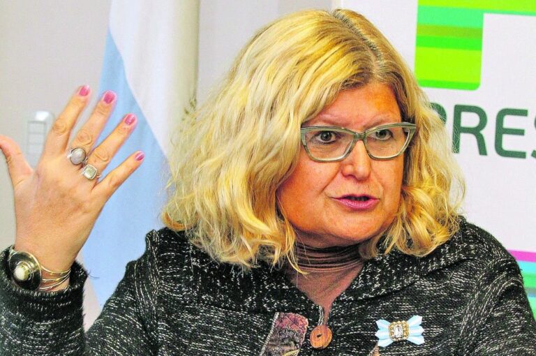La titular de la cartera educativa