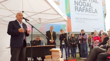 El gobernador Lifschitz encabezó la apertura de sobres de la segunda etapa del Hospital Nodal de Rafaela. Gentileza: prensa Gobierno de Santa Fe.