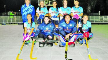 El equipo del Paraná Rowing está demostrando que el hockey sobre patines entrerriano puede ser competitivo. El sábado 29 será local ante AGEC de Córdoba. Marcelo Miño