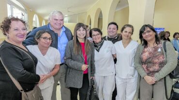 La ministra Sonia Velásquez destacó que el hospital Dr. Domingo Cúneo