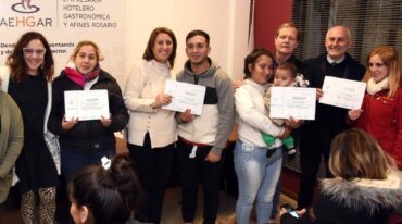 Acompañamiento. Desde el municipio rosarino se impulsó esta posibilidad que ahora concluye de la mejor manera. Aquí