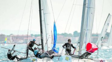 Krevisky junto a Benítez completaron un gran mundial en aguas españolas. Gentileza Marc González Aloma
