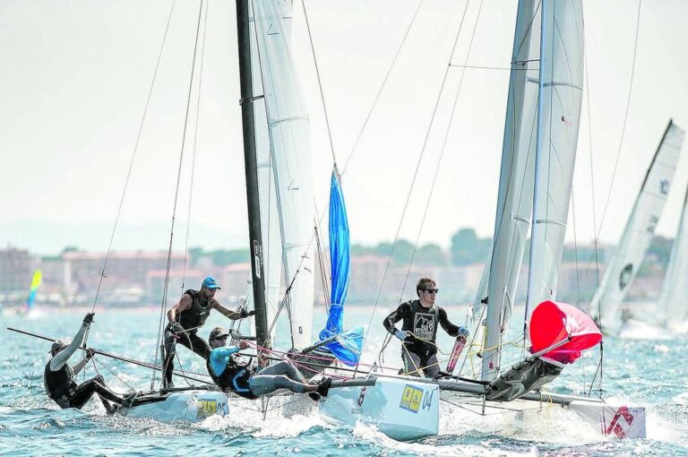 Krevisky junto a Benítez completaron un gran mundial en aguas españolas. Gentileza Marc González Aloma
