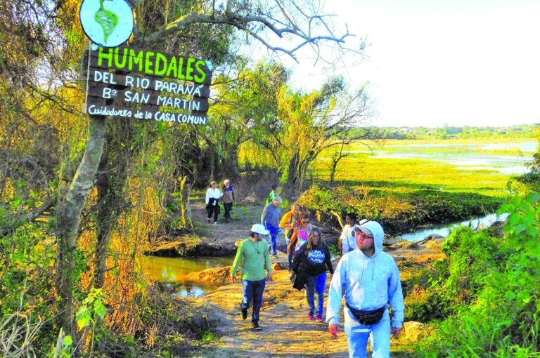 'Humedales del Río Paraná' un lugar para respirar aire puro