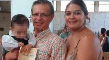 Horacio junto a Luciana