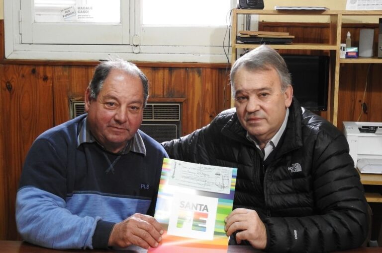 Jorge Marmiroli recibió al diputado Gabriel Real. Gentileza.