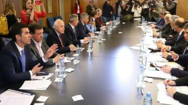 La reunión contó con la presencia de 17 gobernadores. Gentileza.