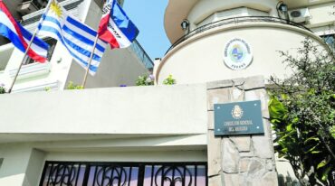 En la zona del Parque Urquiza de Paraná tiene su sede el flamante Consulado General de Uruguay. Sergio Ruíz