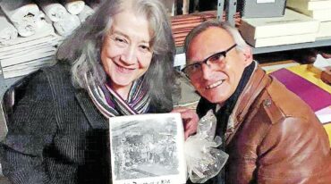 El director Osvaldo Quiroga recibió en el museo a Mharta Argerich